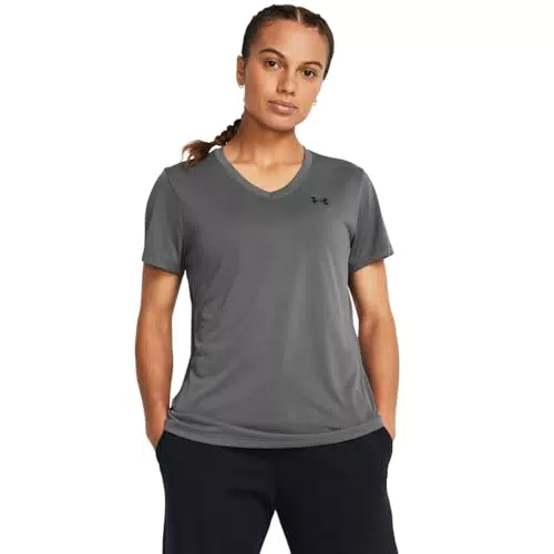 Under Armour Camiseta de manga corta Tech SSV para mujer, ligera y deportiva