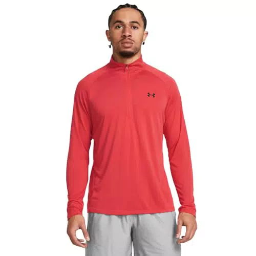 Under Armour UA Tech 2.0 Camiseta de manga larga con cremallera para hombre