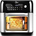 Uten Freidora de Aire 10L 1500W, Horno Saludable con Pantalla Táctil LED