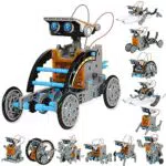 VEPOWER Kit de Montaje Robótico 12 en 1 Solar y Batería para Niños de 8 a 13 Años