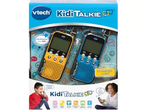 VTech KidiTalkie 6 en 1 - Walkie-Talkie para niños con conexión segura
