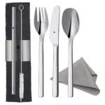 WMF My2Go - Cubertería de Acero Inoxidable para Camping y Picnic