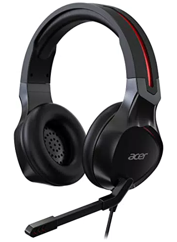 Acer Nitro Gaming Headset - Auriculares Gaming con Micrófono y Cancelación de Ruido