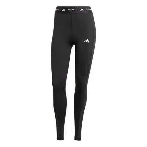 Adidas Techfit Stash Pocket Leggings de Larga Duración para Mujer