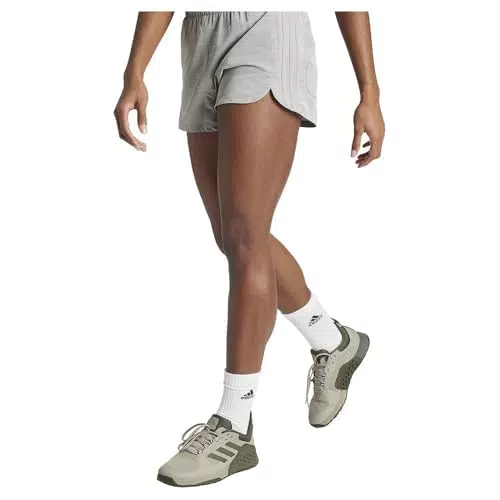 Adidas Pantalones Cortos de Entrenamiento Pacer 3 Rayas para Mujer