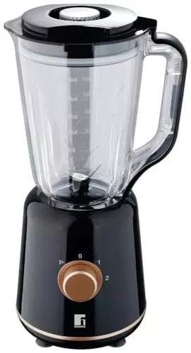 Bergner Batidora de Vaso Gran Capacidad 800W con Jarra de Cristal y Función Pulso