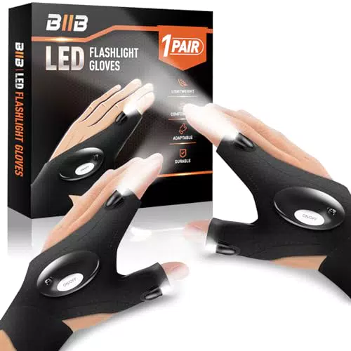 BIIB Guantes LED Luminosos, Regalos Originales para Hombre y Día del Padre