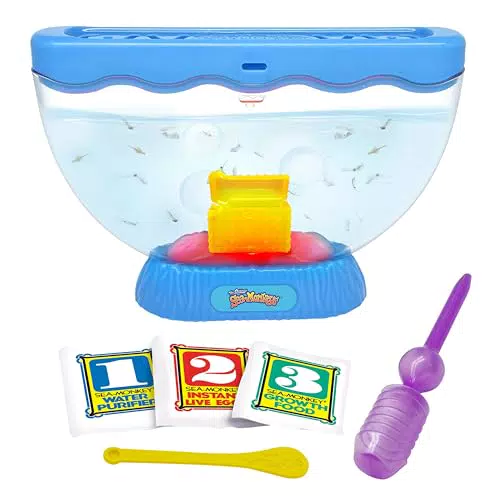 Bizak Sea Monkeys Ocean Zoo Cofre del Tesoro con Luz LED