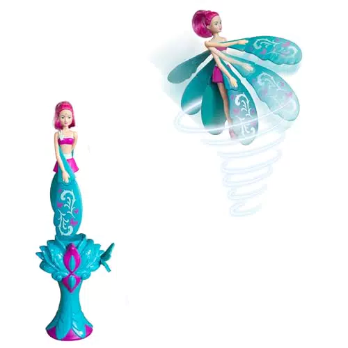 Bizak Sky Dancers - Muñeca Fantasía que Vuela de Verdad con Base Despegue