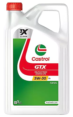 Castrol GTX 5W-30 C4 Aceite de Motor para Alto Rendimiento 5 Litros