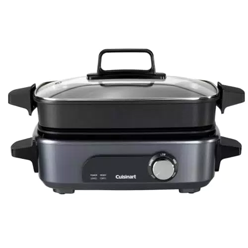 Cuisinart Robot de Cocina Multifunción 5 en 1: Asar, Cocer al Vapor y Hervir