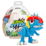 DINOBYTES Dilo | Figura de acción dinosaurio articulado con casco y funciones de batalla