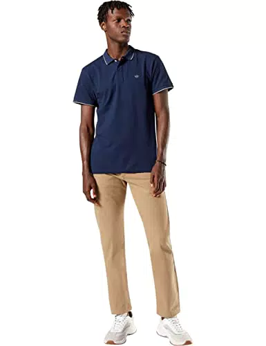 Dockers Pantalones Alpha Slim SMART 360 FLEX para Hombre