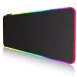EASEMO Alfombrilla de Ratón RGB XXL con Iluminación LED para Jugadores