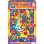 Educa Puzzle Superthings 40 x 28 cm, A partir de 6 años (Modelo 19301)