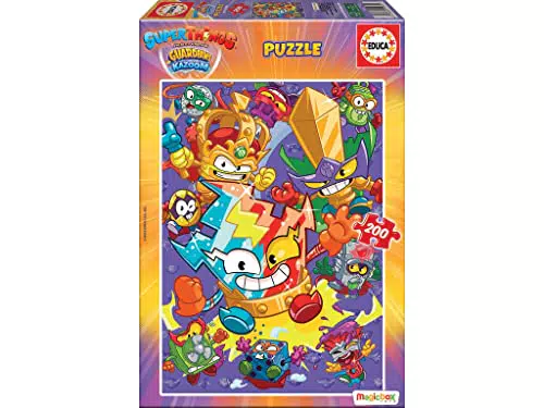Educa Puzzle Superthings 40 x 28 cm, A partir de 6 años (Modelo 19301)