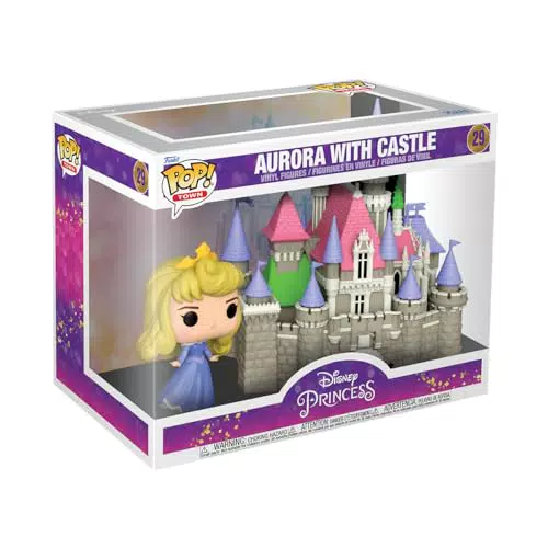 Funko Pop! Town: Princesa Aurora con Castillo - Figura Coleccionable Disney