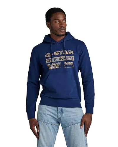 G-Star Sudadera Distressed Originals con Capucha para Hombre