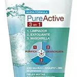 GARNIER Skin Active - Pure Active 3 en 1 - Limpiador