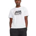 Jack & Jones Jcomap Logo T-Shirt de Manga Corta para Hombre