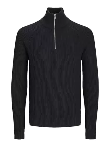 Jack & Jones Jjpannel Aw24 Media Cremallera Jersey de Punto para Hombre