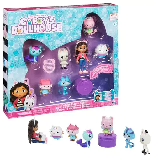 Gabby's Dollhouse - Set Deluxe de Figuras Coleccionables 6060440 para Niños 3+