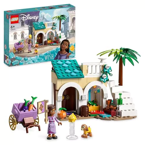 LEGO Disney Wish: Asha en la Ciudad de Rosas, Juguete para Niños a Partir de 6 Años