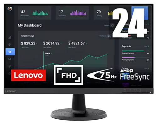 Monitor Lenovo C27q-35 QHD 27'' - HDMI+DP, FreeSync - Negro