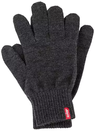 Levi's Ben Touch Screen Gloves, Guantes Hombre, Negro