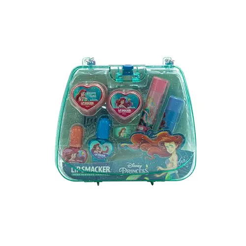 Lip Smacker Mini Tote Bag de Princesa Ariel - Set de Maquillaje Infantil