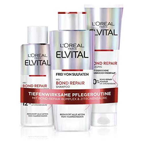L'Oréal Paris Elvital Bond Repair - Kit de reparación para cabello brillante
