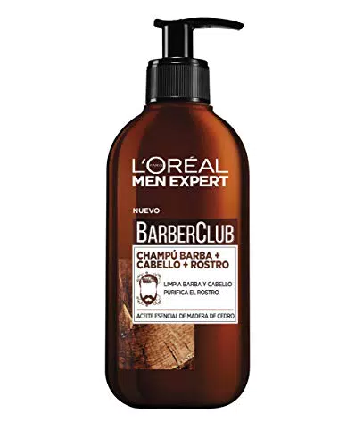 L'Oréal Paris Men Expert Barber Club Champú 3 en 1 para barba y cabello