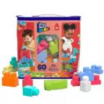 Mega Bloks Juego de Construcción Big Building Bag, Modelo DCH54, para Niños