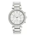 Michael Kors Reloj Parker Cronógrafo de Cuarzo con Correa de Acero Inoxidable