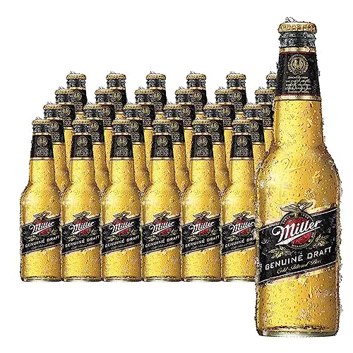 Miller Genuine Draft - Cerveza Lager Americana - 330 ml