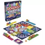Monopoly Chance - Juego de mesa rápido para 2 a 4 jugadores, 20 minutos