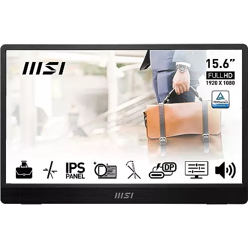 MSI Pro MP161 E2 Monitor portátil Full HD 15,6" IPS 1920x1080 con Altavoces