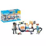 PLAYMOBIL myLife 71450 - Investigador con Robots y Dron de Transporte para Niños