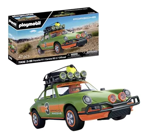 PLAYMOBIL Porsche 911 Carrera RS 2.7 Offroad - Juguete para niños a partir de 5 años