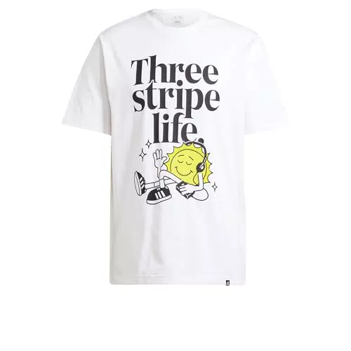 Positivity Camiseta Gráfica de Manga Corta IY0727