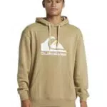 Quiksilver Big Logo Hoodie para Hombre - Suéter Estándar de Twill