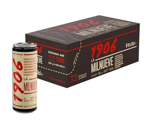 1906 Reserva Especial - Cerveza Lager Extra, Pack de 24 Latas x 33 cl