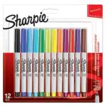 Sharpie Rotuladores Permanentes Punta Ultrafina para Material Escolar