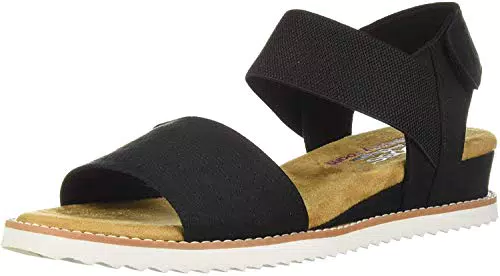 Skechers Desert Kiss - Sandalia con Pulsera para Mujer de Microfibra