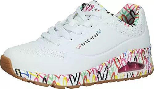 Skechers Uno Loving Love, Zapatillas Mujer, Negro