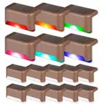 Solpex Luces solares impermeables para escaleras y patios al aire libre