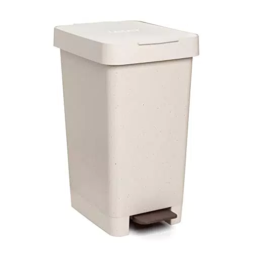 TATAY Cubo de Pedal Smart ECOHOME 25L, Material 100% Reciclado, Libre de BPA