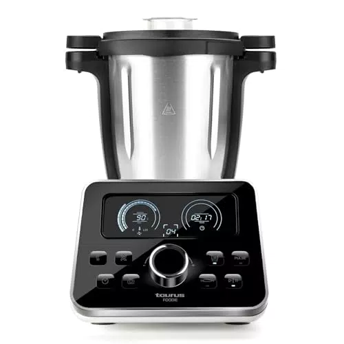 Taurus Foodie Robot de Cocina Multifunción con 31 Funciones y Báscula Integrada
