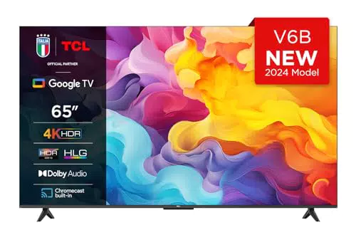 TCL 65V6B Smart TV 65" 4K Ultra HD con Google TV y Dolby Audio