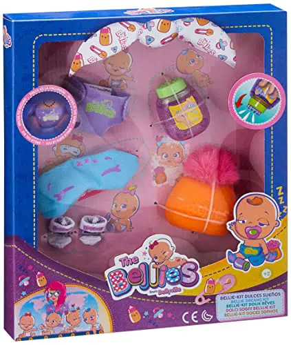 Famosa The Bellies - Kit Dulces Sueños, Accesorios para Dormir para Niños